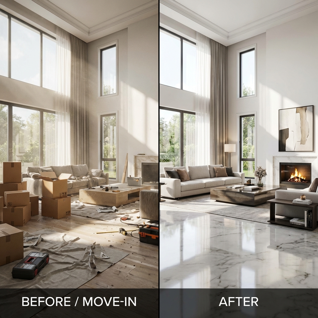 تنظيف فيلا كاملة